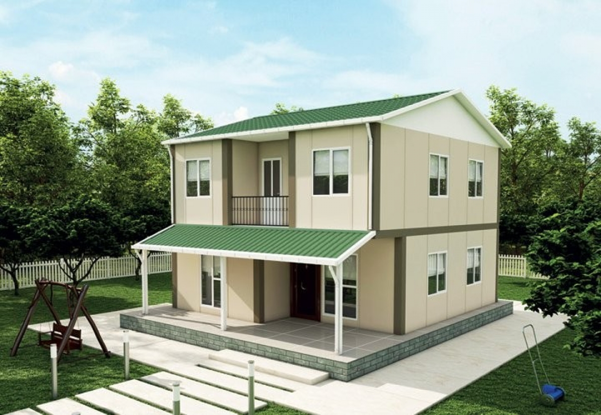 122 m² Çift Katlı Prefabrik Ev VP 718