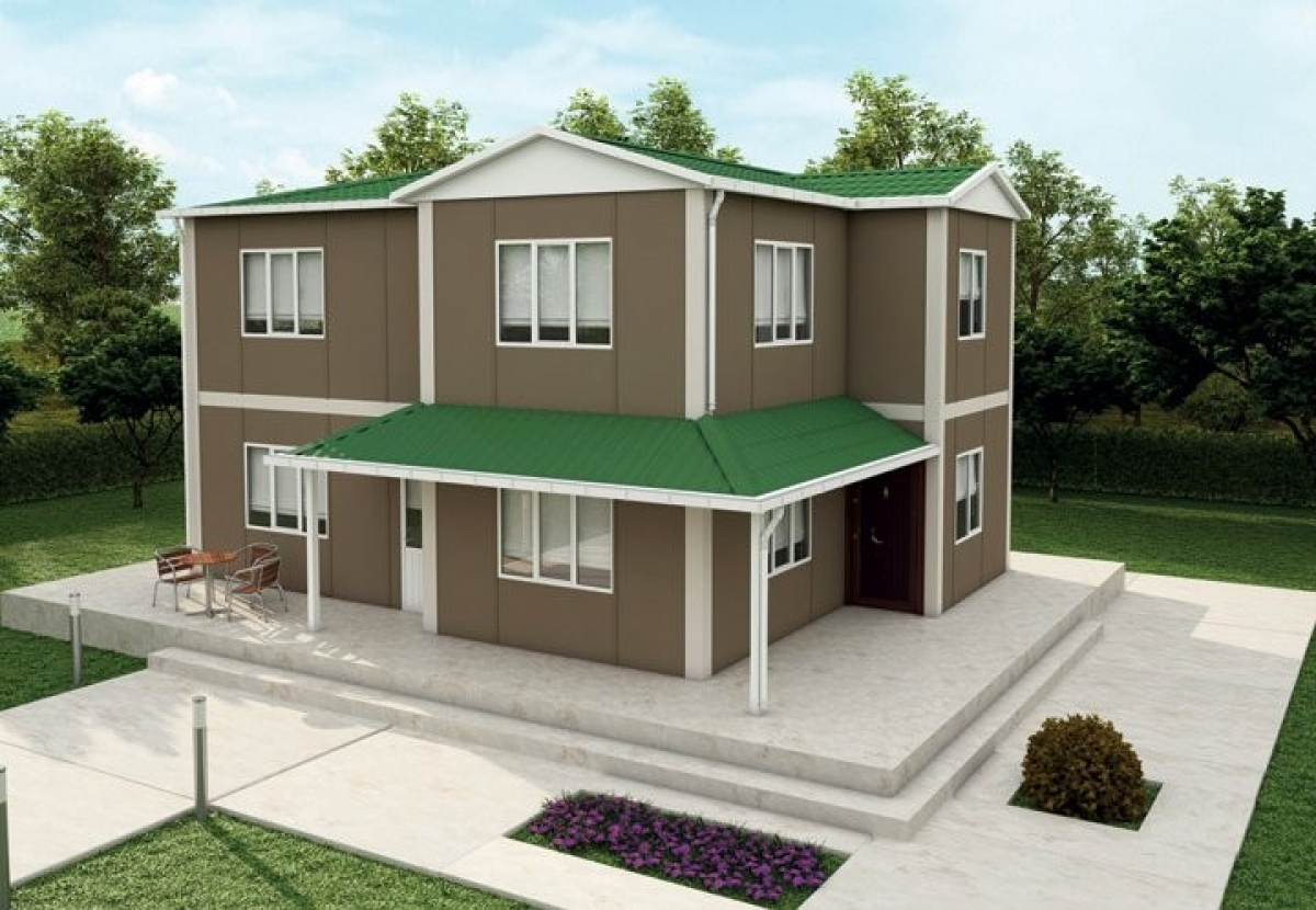 131 m² Çift Katlı Prefabrik Ev VP 719