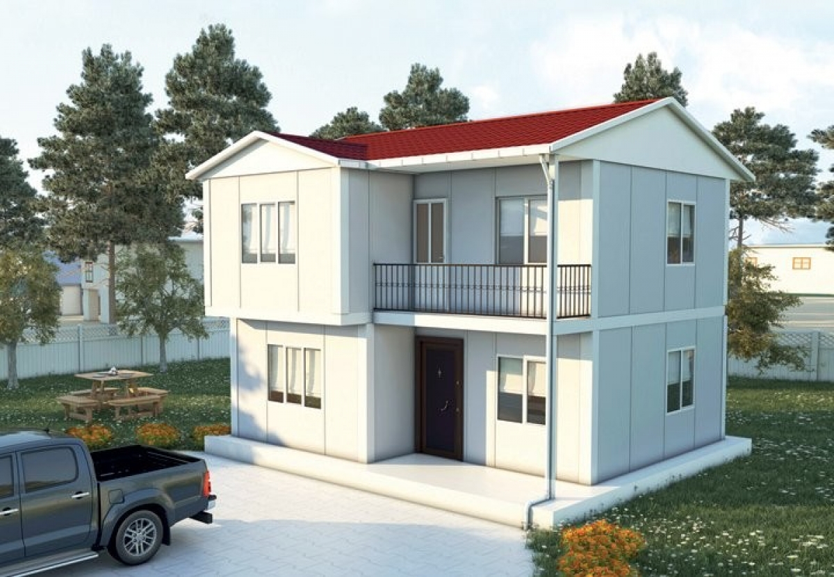 158m² Çift Katlı Prefabrik Ev VP 725